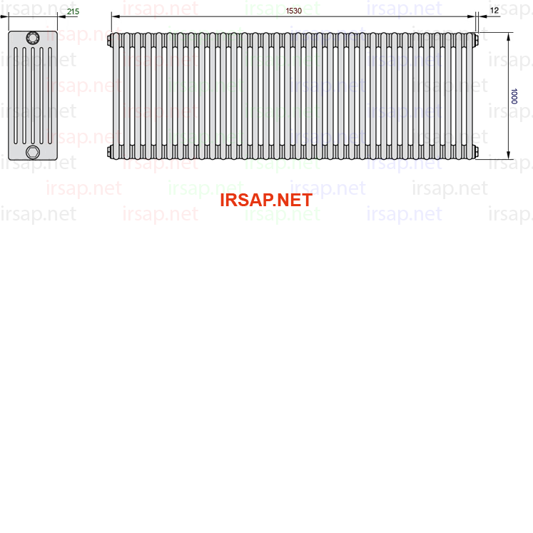 Радиатор IRSAP Tesi 61000/34 T12 CL 01